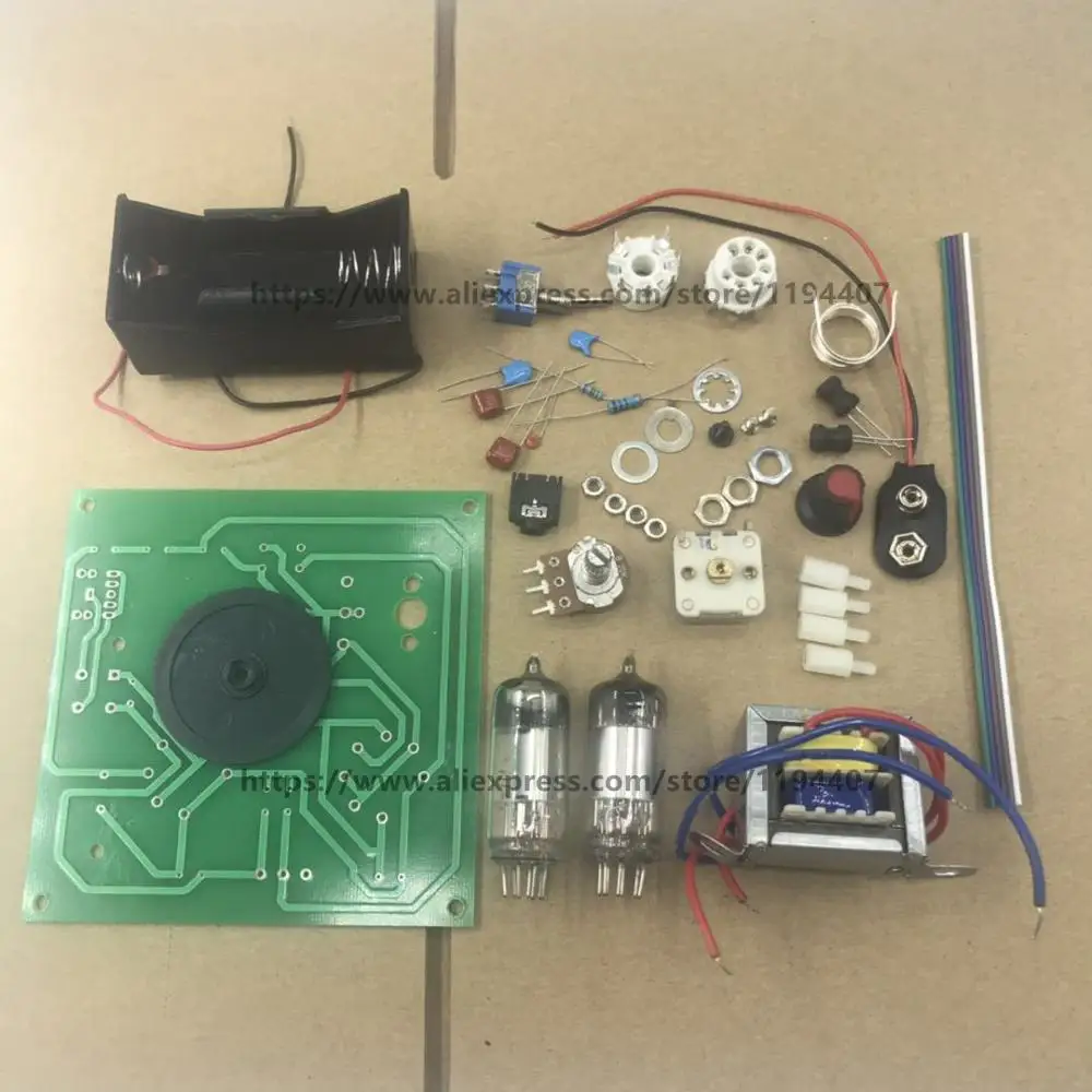 1 шт./лот DC две лампы PCB Board tube radio kit two light FM board лучшее качество | Электроника