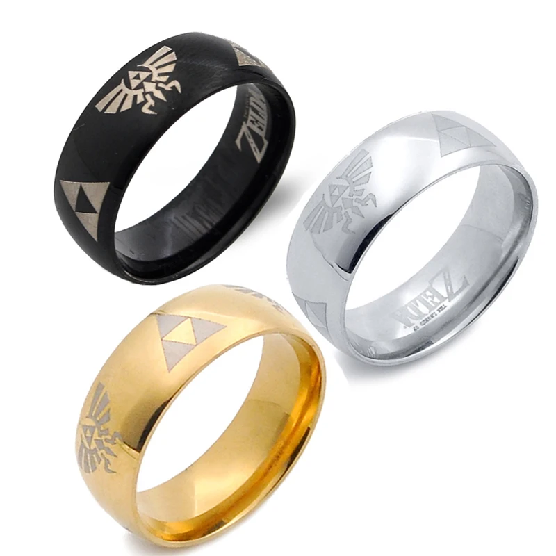 Кольцо Легенда о Зельде для мужчин и женщин ювелирное изделие из нержавеющей
