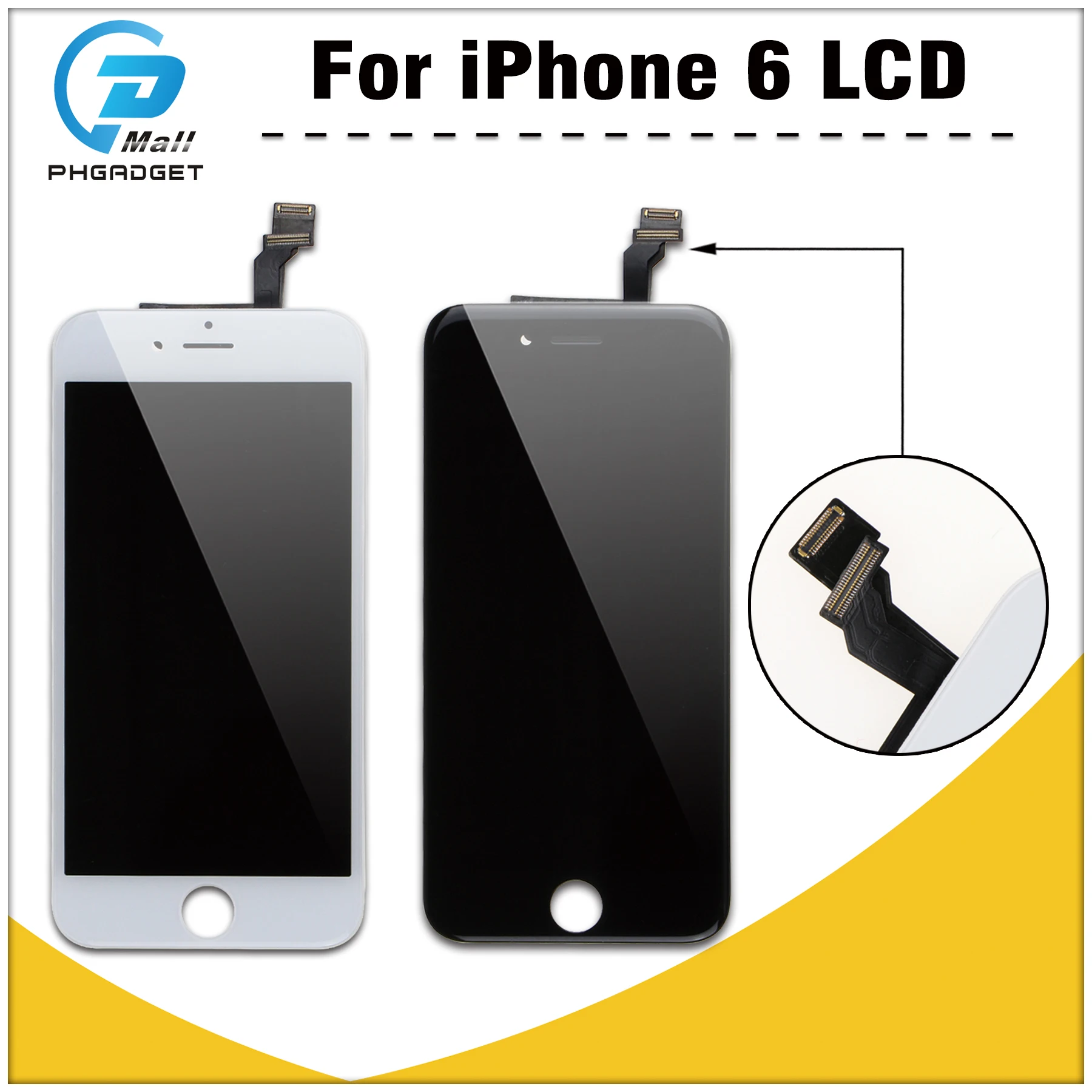 AAAA дисплей ЖК для iPhone 6 экран ЖК-дисплей в сборе дигитайзер для iPhone 6G Замена lcd s