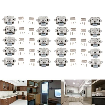 

20 Pieces Snap Locker Catch Lock Latch for Trailer RV Boat Cabinet