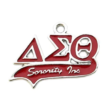 

Greek Sorority Organization DST ZPB SGR DIY charm label Pin pendant Charm