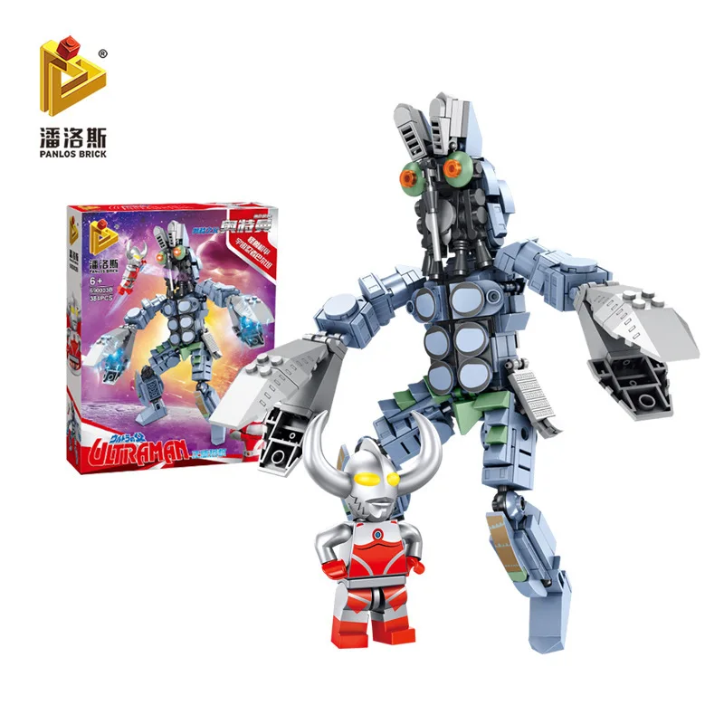 

Pan luo si Genuine Authorized Ultraman Universe Ninja Barr Tan Educational Assembled Building Blocks Splicing Toys