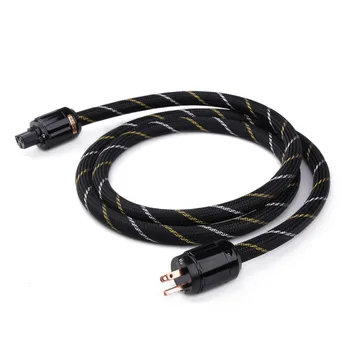 

Hifi Power Cable audio Pure Copper High Quality US Standard Power Cord For DVD Player Microphone Computer 1M 1.5M 2M 3M