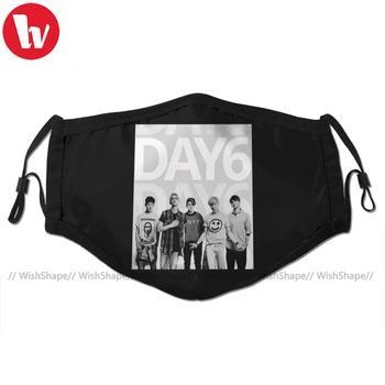 

Kpop Day6 Mouth Face Mask Day6 Facial Mask Funny Fashion with 2 Filters for Adult