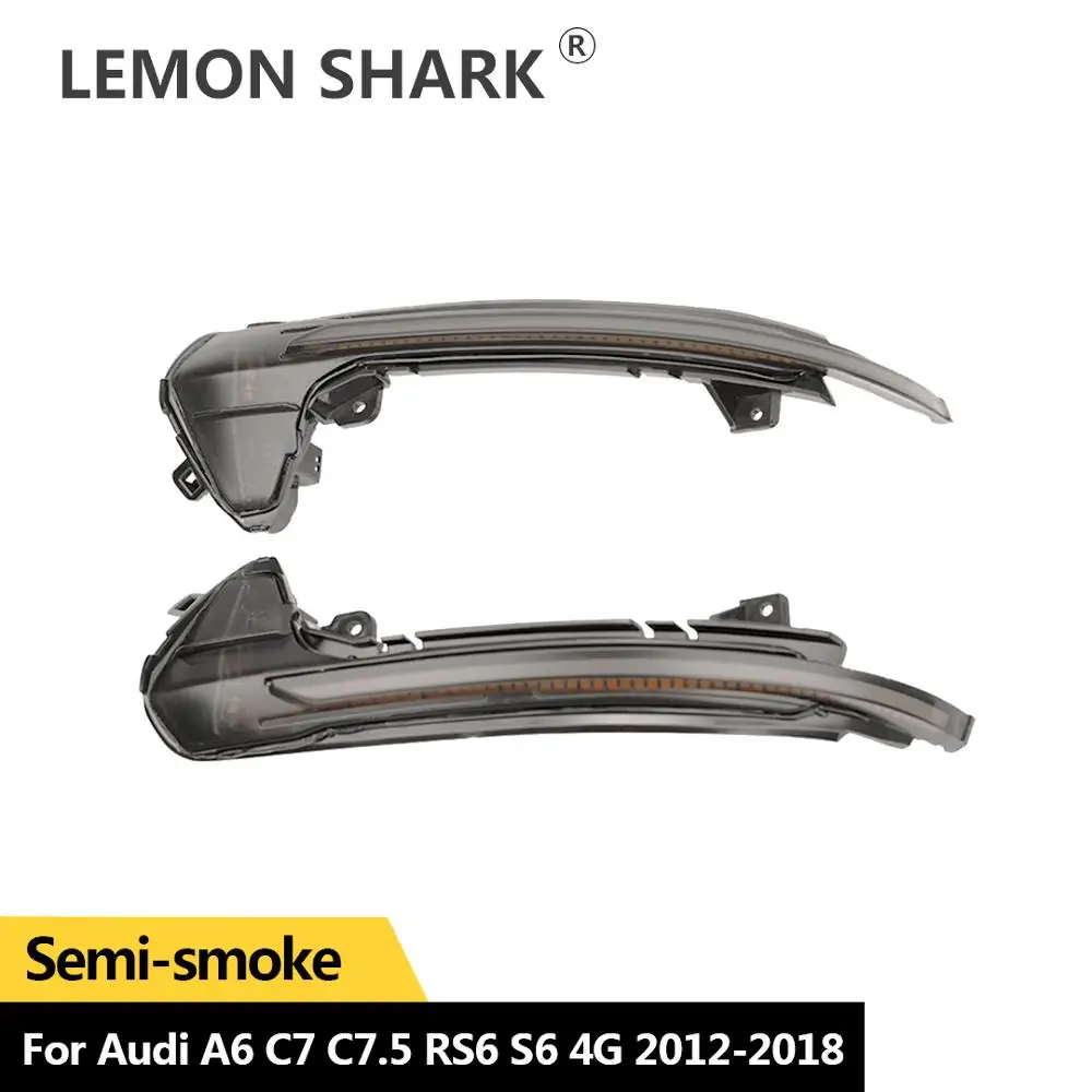 

Dynamic Side Mirror Blinker LED Turn Signal Light For Audi A6 C7 C7.5 RS6 Sline S6 4G 2013 2014 2015 2016 2017 2018