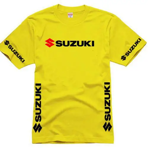 Новая летняя футболка для фанатов Suzuki S car shop, футболка с короткими рукавами, одежда, футболка CS - Цвет: Шампанское