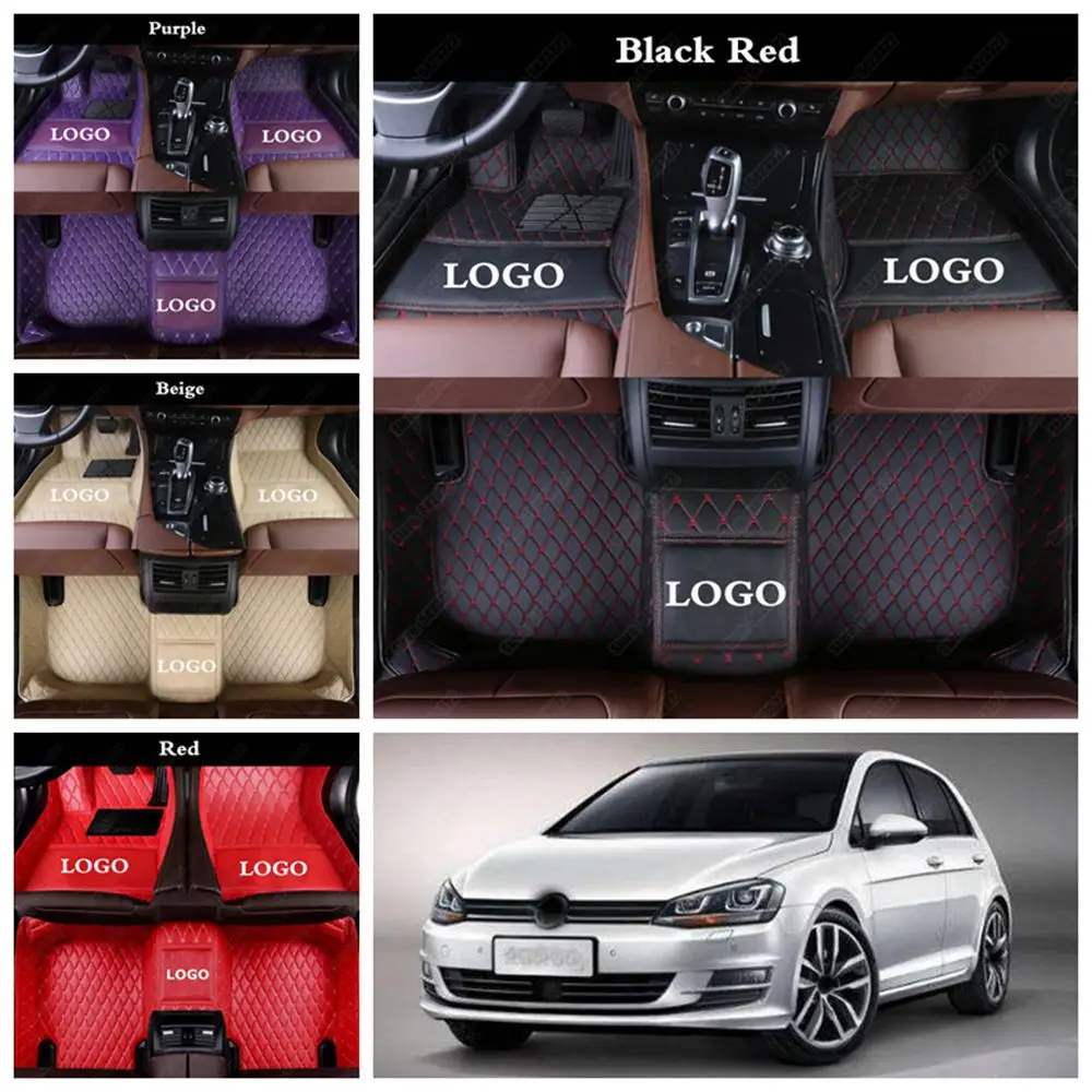 Автомобильные коврики автомобильный коврик для ног для Volkswagen Vw Tiguan Touran Touareg EOS MAGOTAN Scirocco Jetta Golf Автомобильный коврик ковер