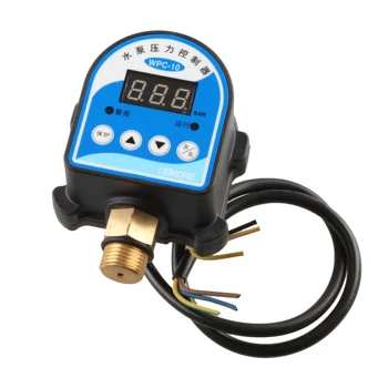 

1PC Digital Pressure Control Switch WPC-10 Digital Display Pressure Controller For Water Pump With G1/2"Adapter
