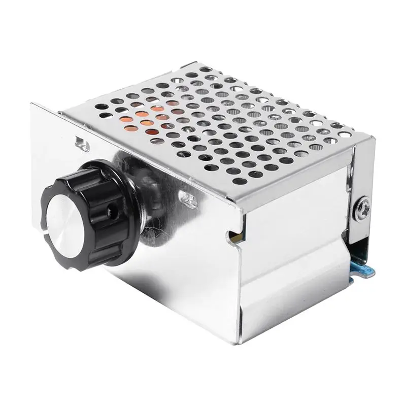 4000AC 110V 220V SCR регулятор напряжения двигателя регулятор скорости Электронный диммер, Инструкция термостат TE 474