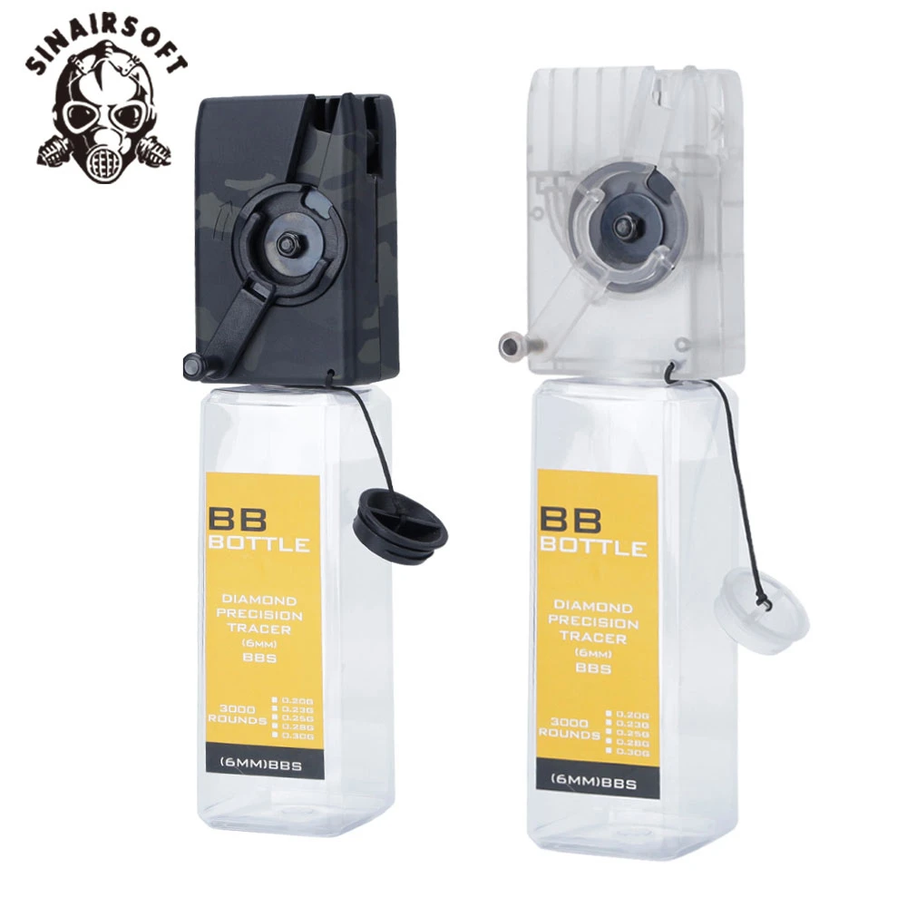 M4 Quick Loader 3000 Rounds Hand Crank Storage Bottle Speedloader Large Capacity BB Converter For Hunting Paintball Accessories