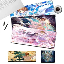 

MaiYaCa Cardcaptor Sakura Simple Design gamer play mats Mousepad Size for large Edge Locking Speed Version Game Keyboard Pad