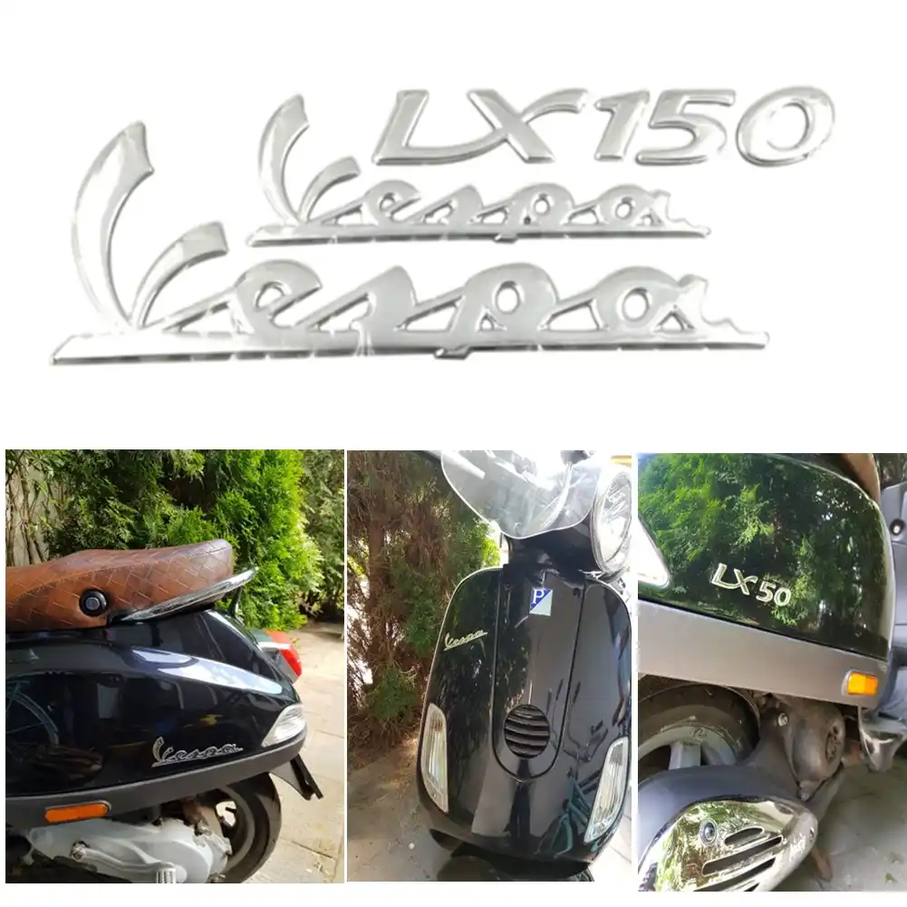 3d Vespa Lx 150 Abzeichen Emblem Aufkleber Aufkleber Fur Piaggio Vespa 300 Lx 125 Lx 150 125 150 Motorrad Aufkleber Aufkleber Decals Stickers Aliexpress