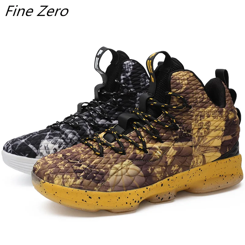 High-top Lebron High Quality Basketball Shoes Men Women Breathable Basketball Sneakers Anti-skid Athletic Outdoor Sport Shoes