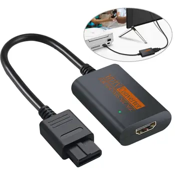 

720P HDMI Adapter Converter HD Cable Adapters For Nintendo 64/SNES/NGC/SFC Gamecube Console Accessories