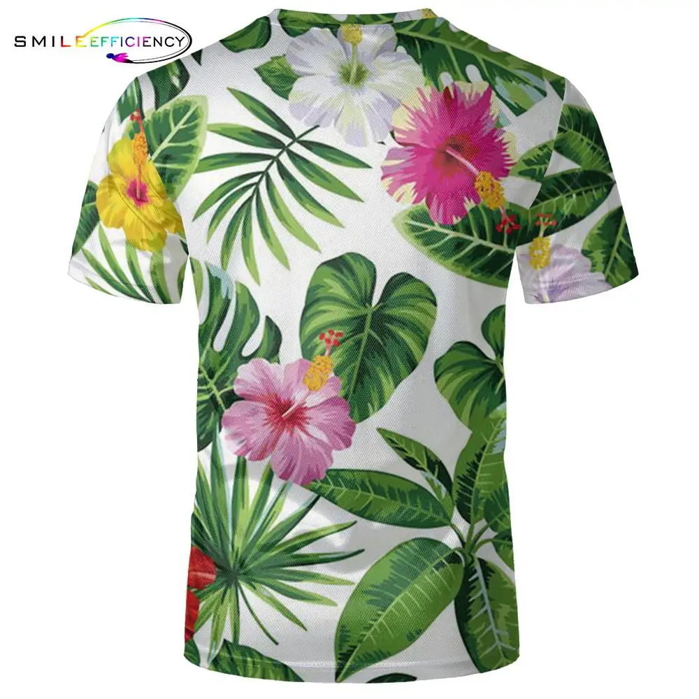2019 New Natural Scenery Plant Flower Printing Shirt Men And Women Kids European Size O-neck Fashion Tshirt Green Theme 2019 New Natural Scenery Plant Flower Printing Shirt Men And Women Kids European Size O-neck Fashion Tshirt Green Theme