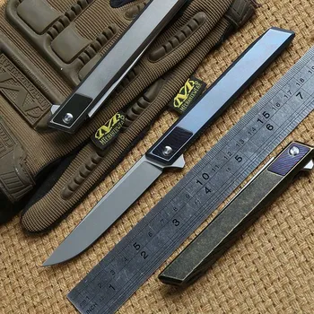 

DICORIA Djinn tactics folding knife ball bearing M390 blade titanium handle camping hunting outdoor Survival knives EDC Tools