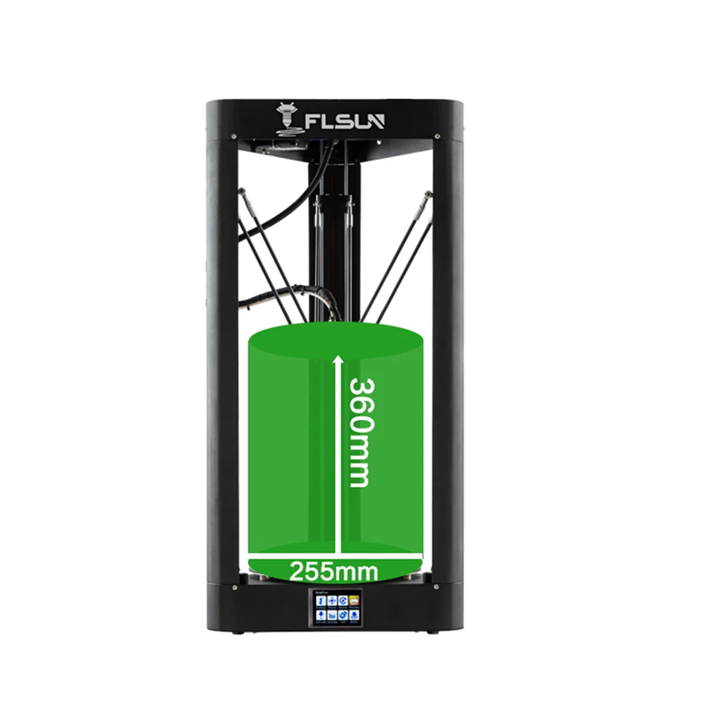 FLSUN QQ S PRO новые Дельта 3d принтер 32 бита доска 24V Питание автоматическое