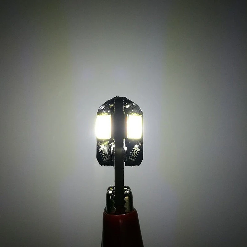 10 шт. лампочка и 2 шт. автомобильная лампа: T10 194 168 5730 8 Led Smd белое боковое освещение лампа чрезвычайно яркая 400 люмен 3020