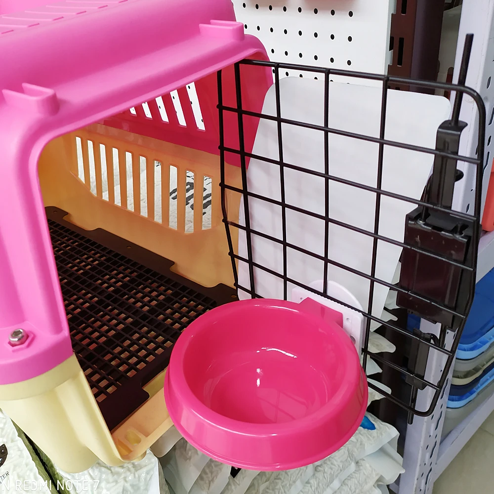 Съемная Легкая очистка миска для воды для домашних животных подвесная миска для кормления фиксированная кормушка для клетки кормушка для кошек и собак