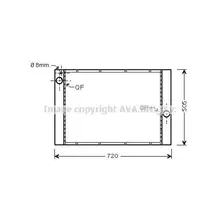 Радиатор двигателя AVA QUALITY COOLING BWA2284