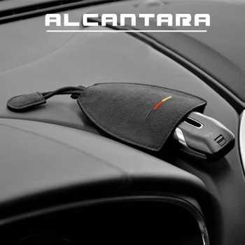 

Super Great Cool Keyfob Suede Leather Car key shell case smart remote Universal For Benz Benz Land Rover Audi Auto Part