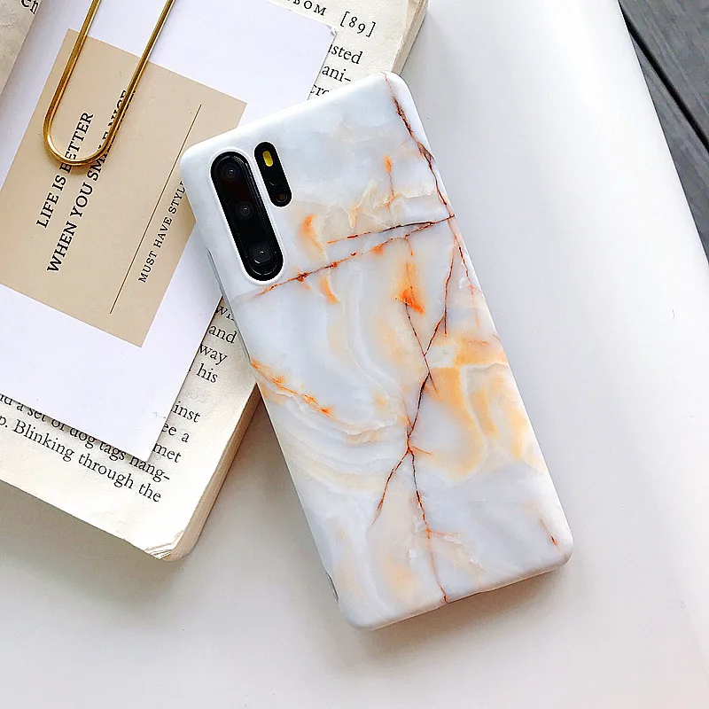 Модный матовый мраморный Мягкий ТПУ силиконовый чехол для huawei P30 P20 Lite Pro mate 20 Lite Pro Nova 4e 3i 3e милый чехол задняя крышка