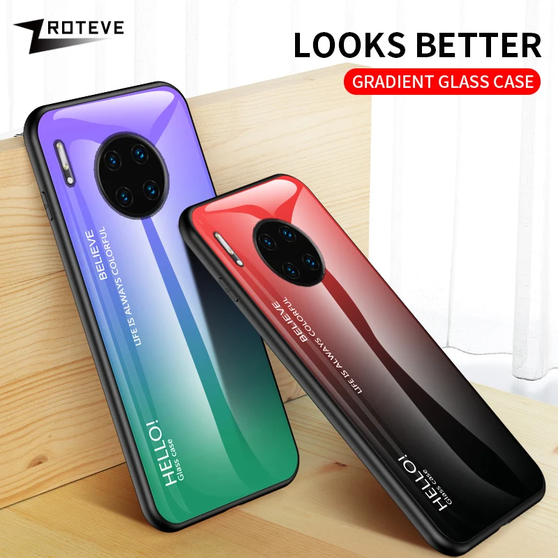 Mate 30 Чехол ZROTEVE стекло Coque для huawei mate 30 Pro Lite чехол mate 30 закаленное стекло крышка для huawei mate 20 Lite Pro чехол s