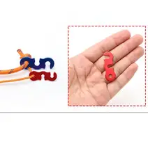 Aluminum Alloy Accessories Tent Anti-Slip Buckle Accessories Fixed Tent Lightweight Camping Wind Rope Buckle Accessories
