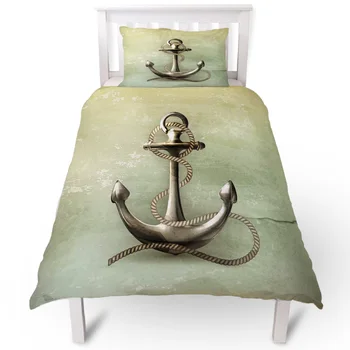 

Anchor Retro Painting Duvet Cover Pillow Case Quilt Cover Set Bedclothes Single Bedding Sets For Bed