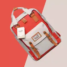 Корейский стиль стиль Женская сумка Мода пончики рюкзак женская Мама сумка для компьютера школьный