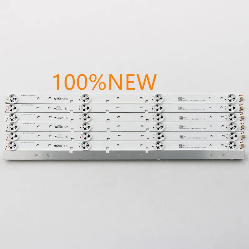7 pcs/Lot 100% new LCD TV backlight strip for hisense LED43EC500U/43N2000 JL.D42641330-003CS-M 1 pcs= 40.2cm 4 LEDs (1led=3v) | Лампы и