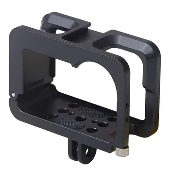 

For Dji Action Camera Metal Cage Vlog Camera Protection Case Anti-Drop Dustproof Camera Protection Cover
