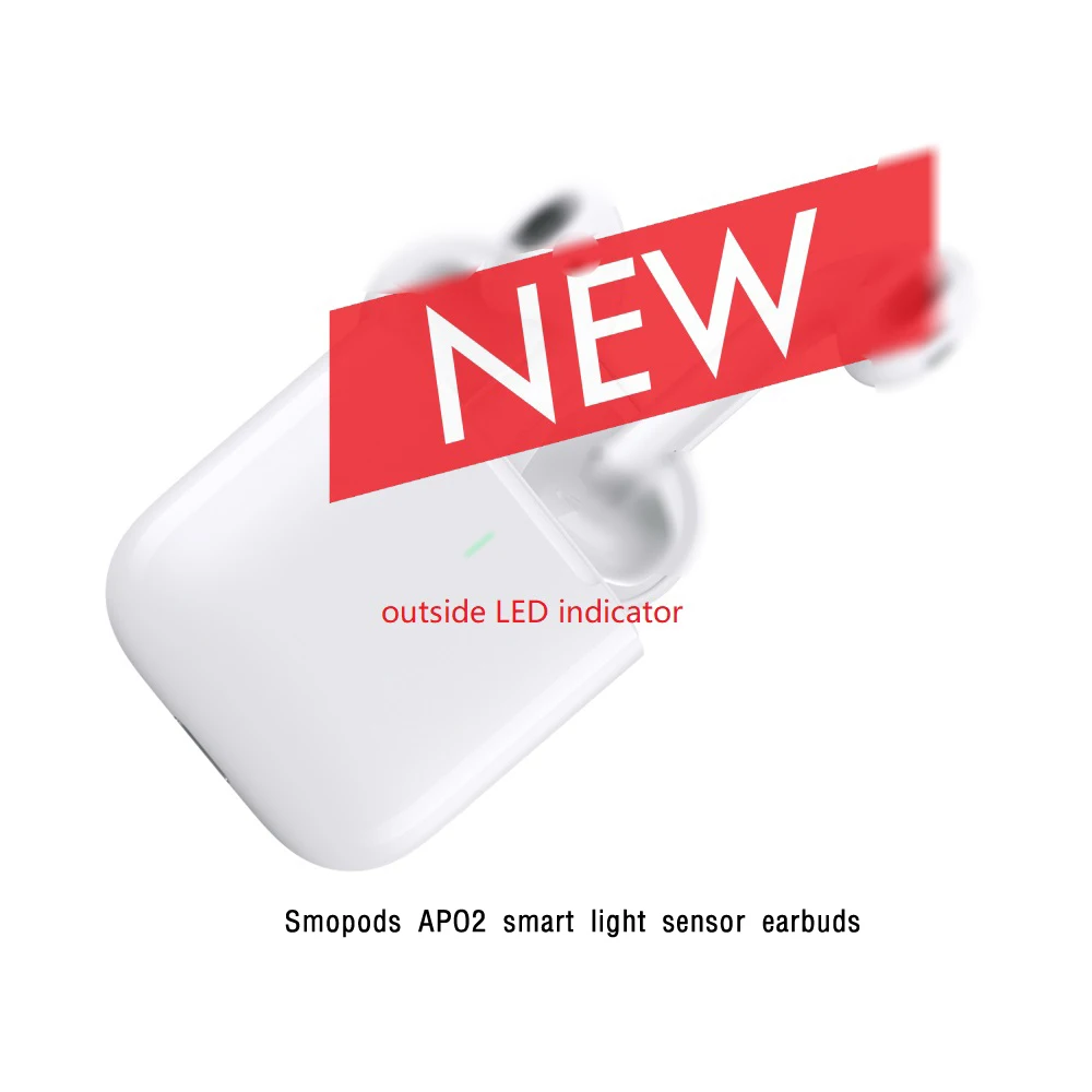 SmoPods APO 2 Hifi Bluetooth 5,0 стерео TWS наушники Qi зарядка H1 чип 1:1 супер бас дрожащие всплывающие наушники для Apple iPhone