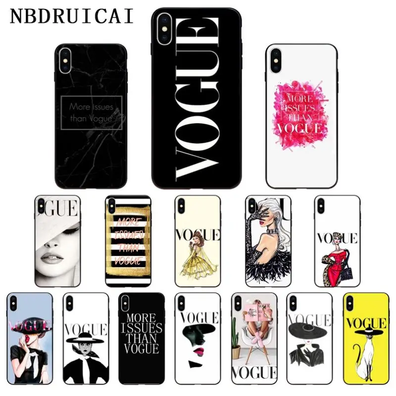 

NBDRUICAI brand new, more problems than Vogue, phone case for iphone 11 Pro Max 8, 7, 6, 6S Plus, X, 5, 5S, SE, 5C, case