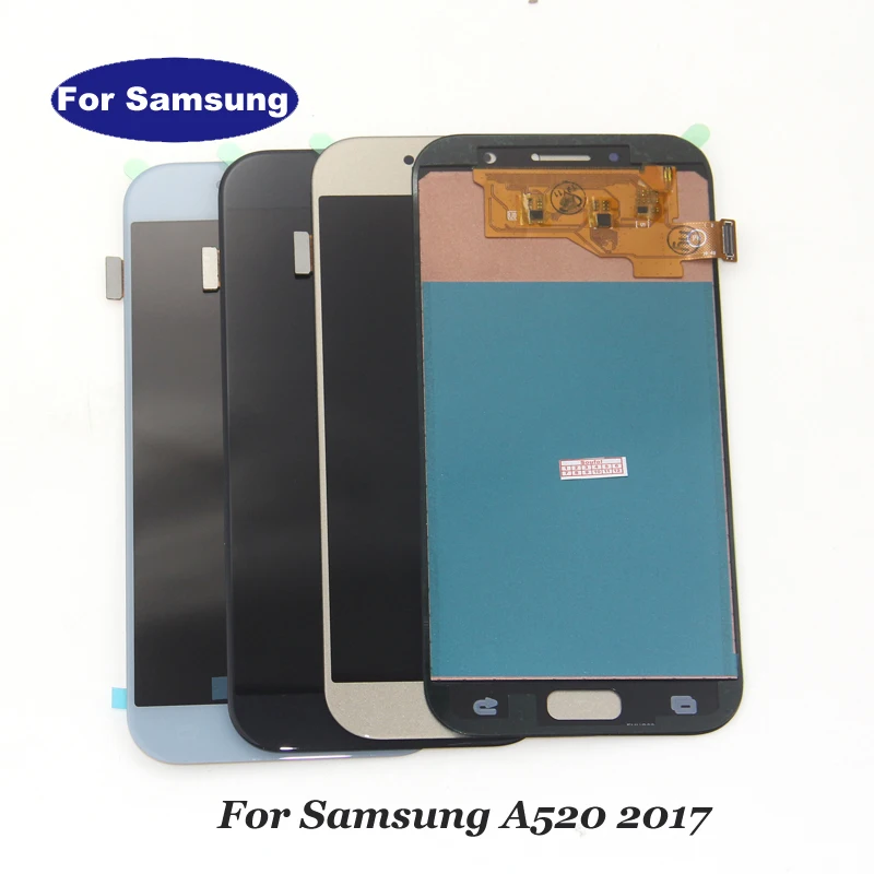 Высокое качество для Samsung Galaxy A5 2017 A520 A520F ЖК-дисплей и сенсорный экран идеальные