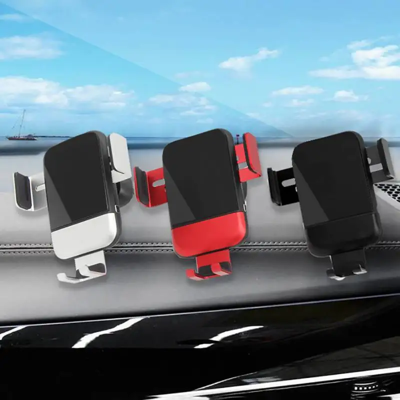 

Automatic Induction Car Phone Holder Stand QI Wireless Charger Intelligent Sensor Car Holder GPS Phone Holder Bracket