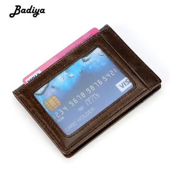

Vintage Men Wallet Genuine Leather Multi-card Position Credit Card Holder Ultra Thin Short Coin Purse Casual Male Cluth Bag