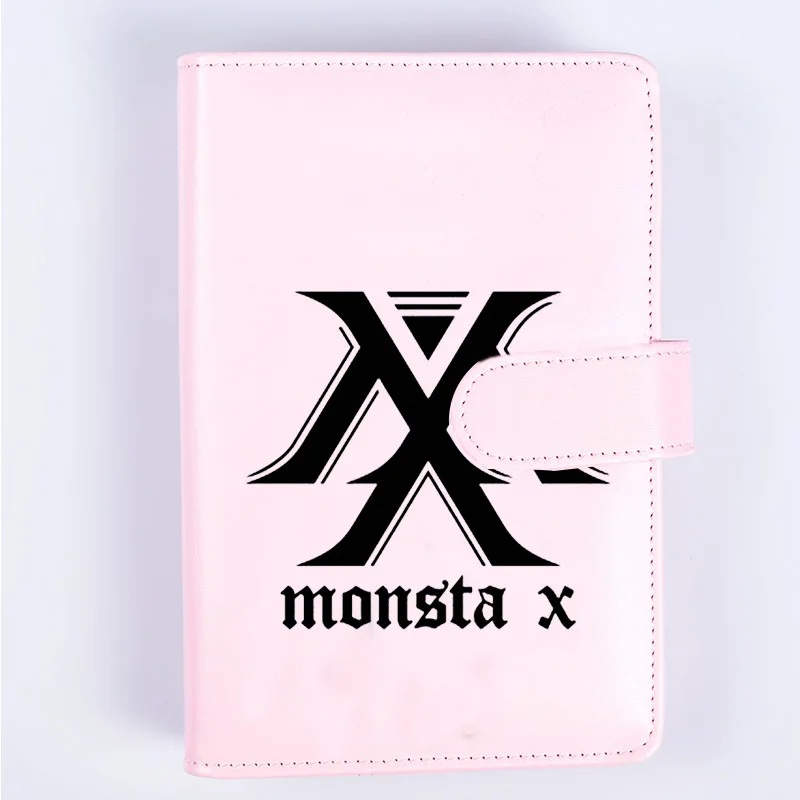 Monsta X Pink Kpop Got 7 Wanna One Seventeen Twice EXO Bangtan Boys Candy дневник Jimin JIN SUGA Fancy You JOOHEON MINHYUK LJJ740 - Цвет: Monsta X Pink