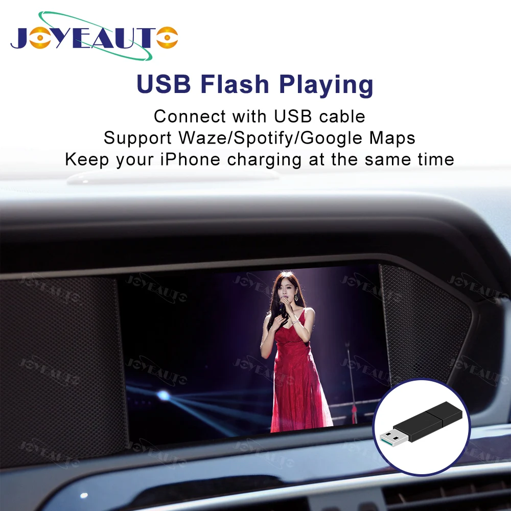 Joyeauto беспроводная Apple Carplay для Mercedes NTG4.0 A B C E GLK GLA ML SLK Class 2007-2011 Benz Car play Android Auto/Mirroring
