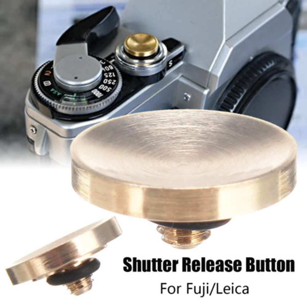 

1Pcs 2 3 4 5pcs Replacement Durable Brass Shutter Release Button Camera Accessories For Fuji FujiFilm X100F X E3 XT2 XT10 XT20