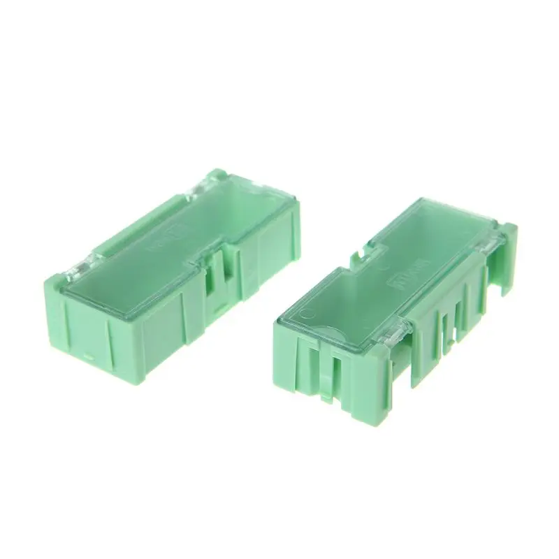 9pcs/set Mini SMD Container SMT IC Electronic Component Storage Box Jewelry Case 