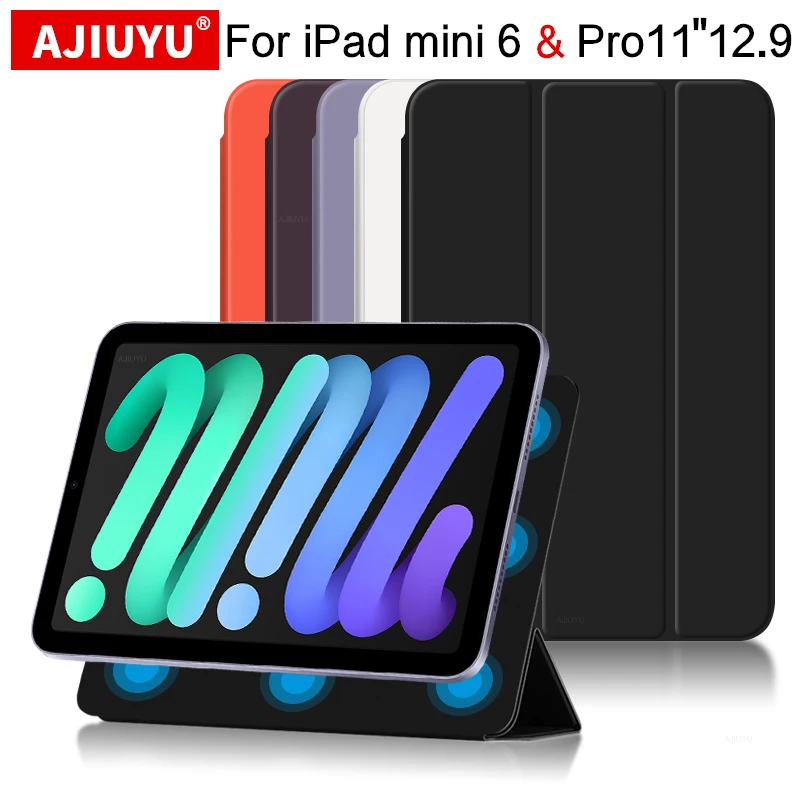 Чехол для iPad mini 6 ультратонкий Магнитный смарт-чехол Pro 11 12 9 Air 2021 Mini6 новый планшет