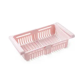 

Adjustable Environmentally Friendly Refrigerator Storage Box Fresh Spacer Layer Storage Rack