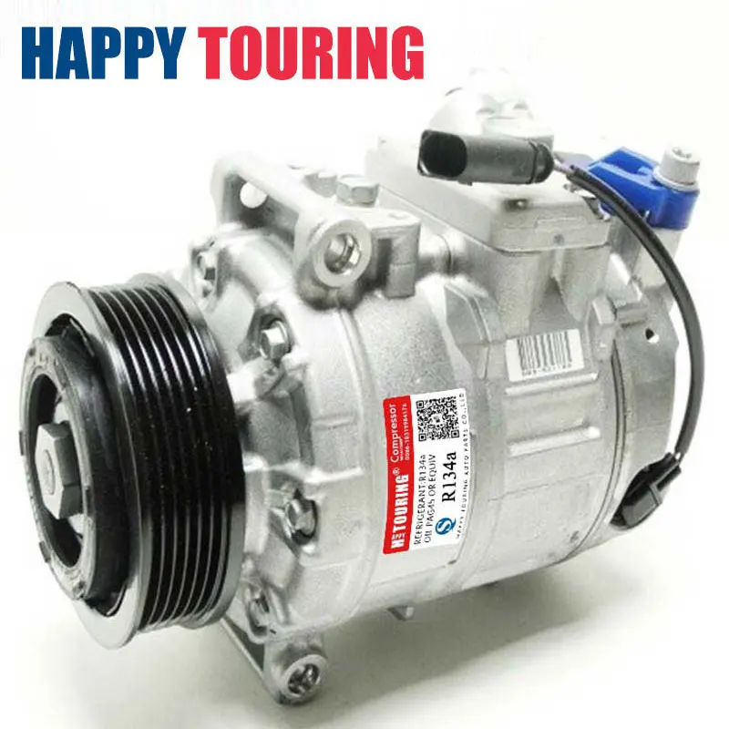 

7SEU17C AIR AC Compressor for VW Volkswagen AMAROK MULTIVAN RANSPORTER CARAVELLE Bus 2.0 TDI 7E0820803 7E0820803F 447150-1520