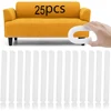 25Pcs Stretch Sofa Slipcover Foam Strip, 25 Pcs Non Slip Foam Grips for Couch Slipcovers, Anti-Slip Foam Strip Gap Filler Foam 1