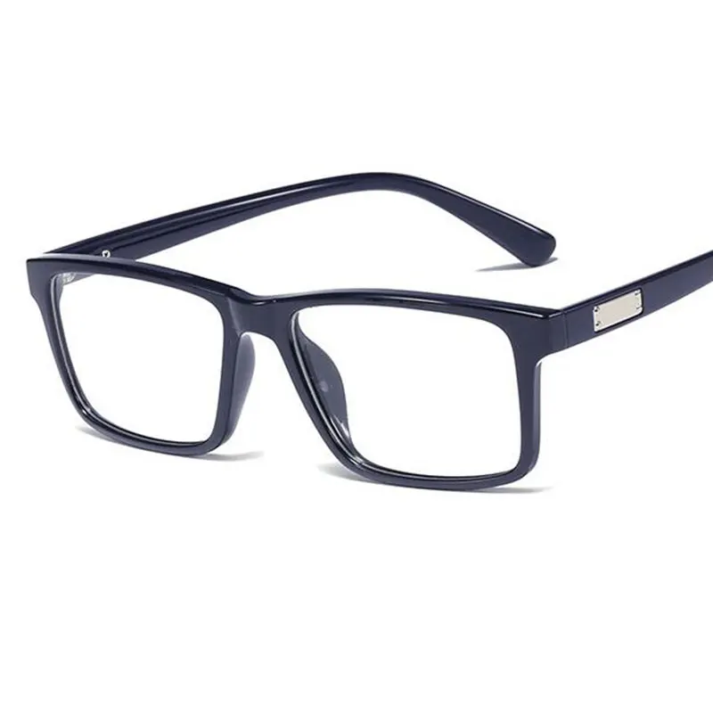 UV400 квадратные очки, оправа для мужчин, мужские прозрачные поддельные очки, модные прозрачные оптические оправы для очков TR90, высокое качество