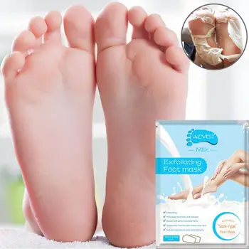 

1 Pair Milk Moisturizing Foot Mask Foot Film Exfoliation Removal Mask Dead Skin Removal Foot Detox For Foot Care Wholesale TXTB1