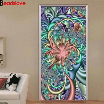 

Diamond Embroidery fantasy flower mandala Diamond Painting Full Drill square round Mosaic diamante 5d Cross Stitch large decor