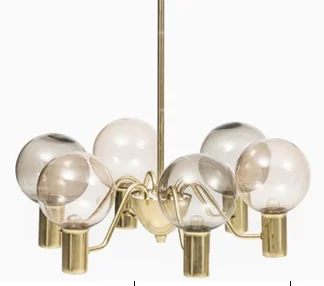 6 Lights Дизайн Moden, домашнее освещение для гостиной/спальни, девичья комната, розовое стекло декоративная люстра, подвесной светильник для дома - Цвет абажура: 6 Lights
