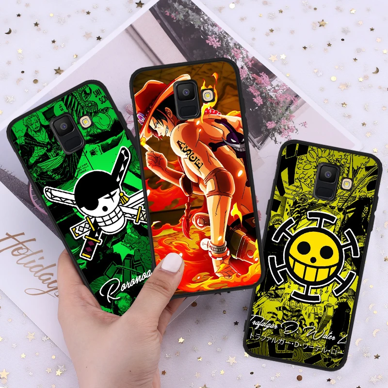 Мягкий чехол с аниме Луффи Сауроном для Samsung A520 A8 A6 Plus слитный A7 2018 A5 J5 J7 2017 A9 J8 J4 J6